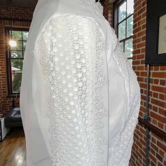 Badgley Mischka Elegant White Dress - Picture 10 of 12